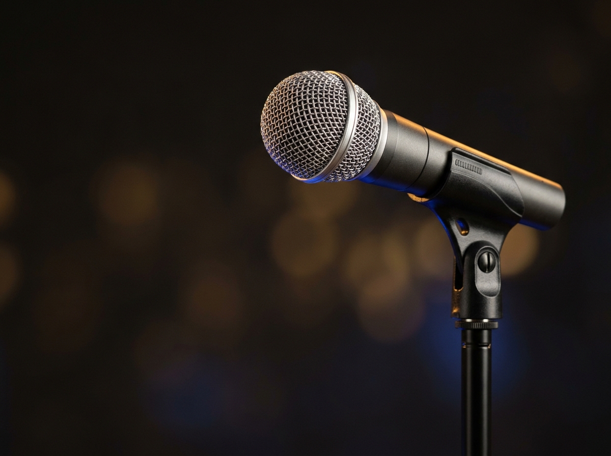 Gesang & Moderation – Live-Mikrofon