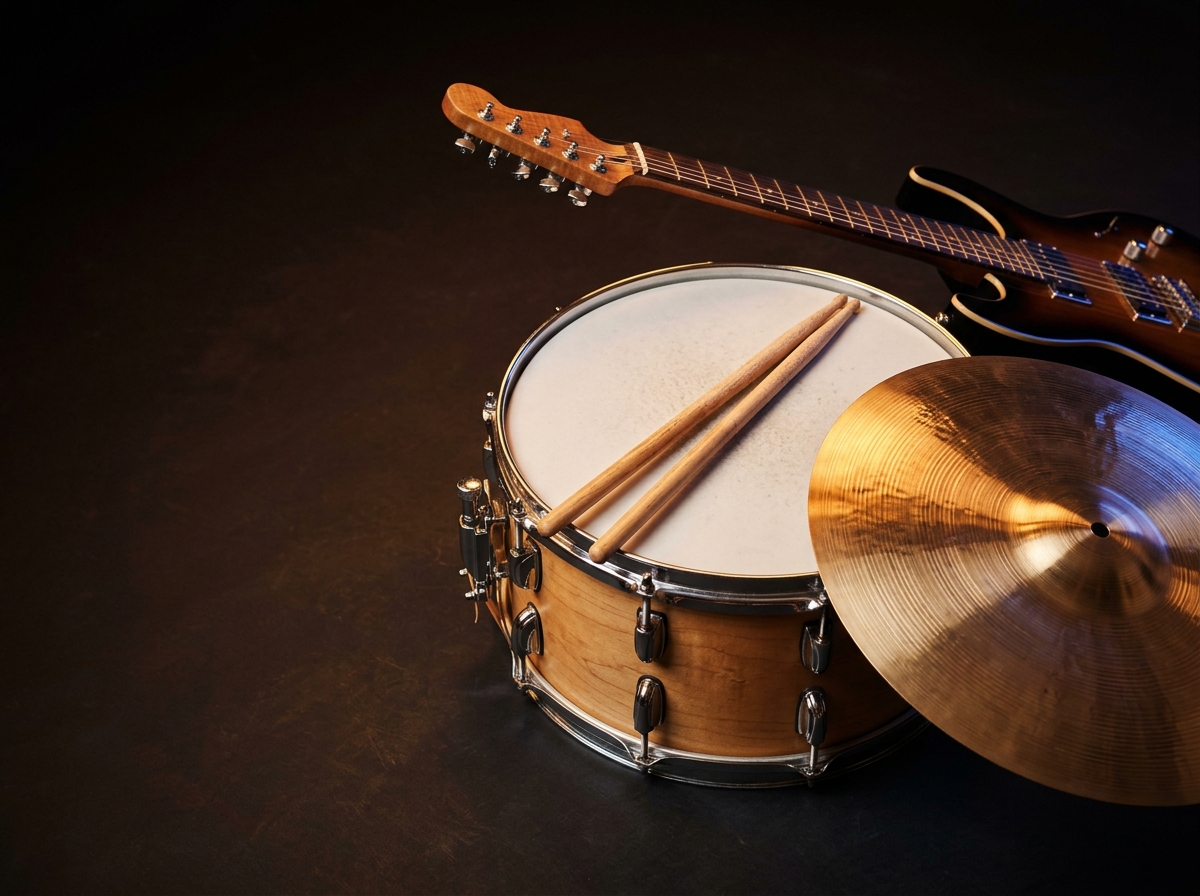 Rhythmus & Sound – Schlagzeug, Gitarre, E-Bass & Keyboard